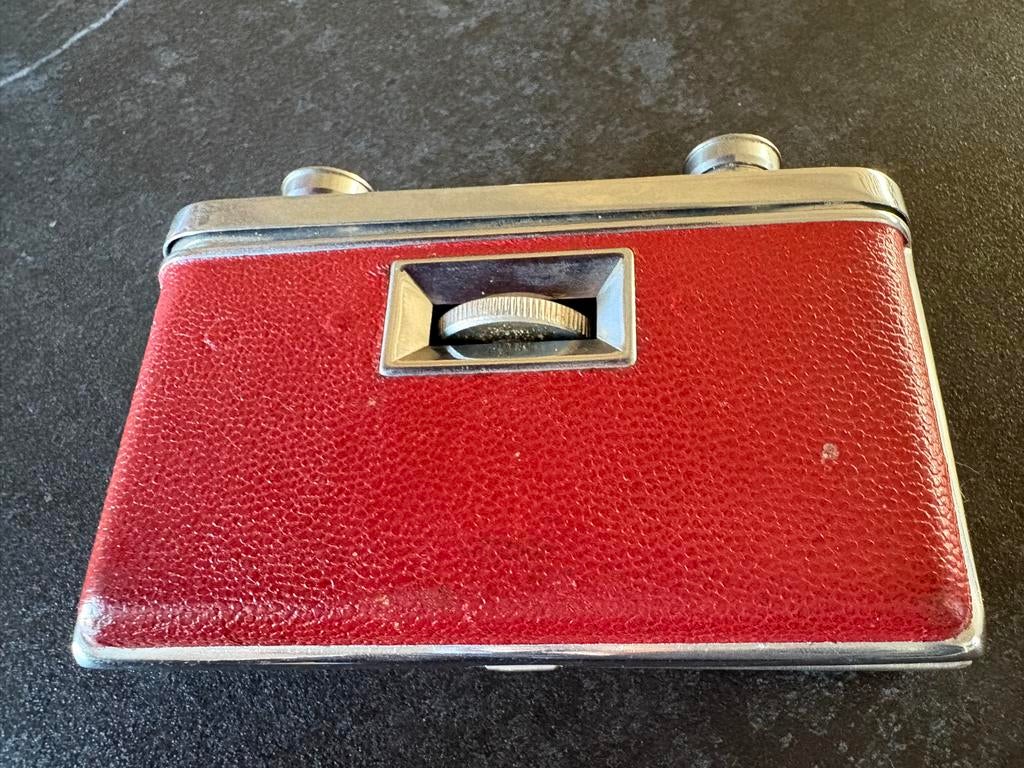 Vintage Broco Opera Verrekijker - Rood Leer, Ophalen, Gebruikt, Minder dan 8x, Overige typen