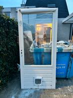 Buitendeur hardhout GRATIS, Ophalen, Gebruikt, 80 tot 100 cm, Buitendeur