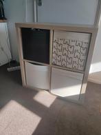 IKEA 2x2 KALLAX met opbergdozen, Ophalen, Zo goed als nieuw