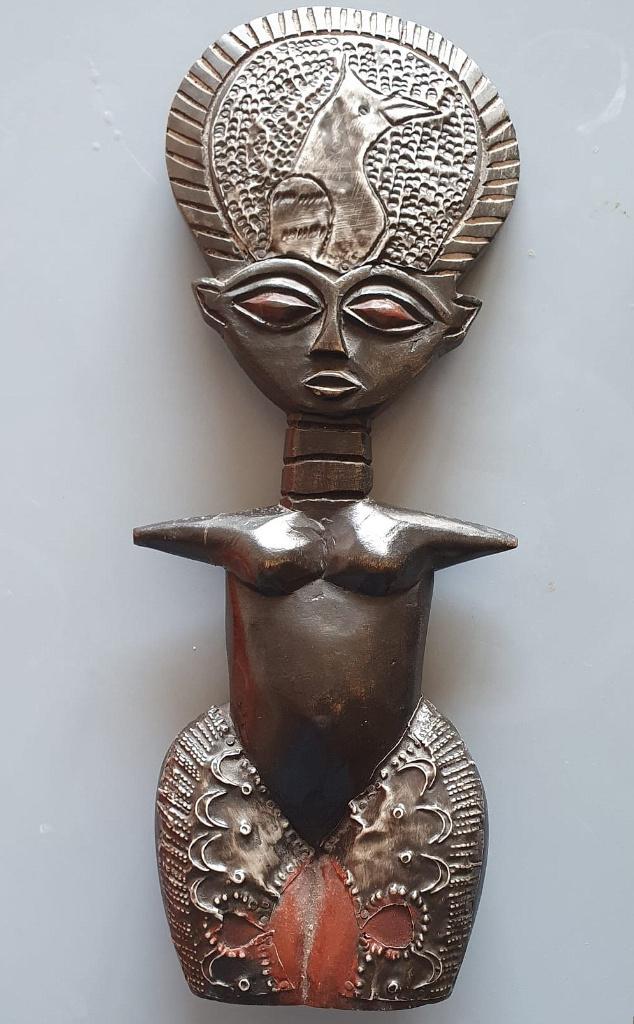 Ashanti vruchtbaarheids beeldje, Antiek en Kunst, Kunst | Niet-Westerse kunst, Ophalen of Verzenden