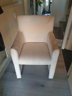 Witte stoffen stoel  2 stuk, Ophalen of Verzenden