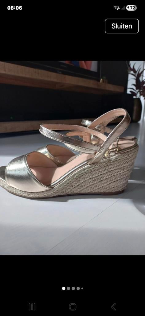 Nieuwe sleehak pumps goud, Anna Field, Overige kleuren, Ophalen of Verzenden, Zo goed als nieuw