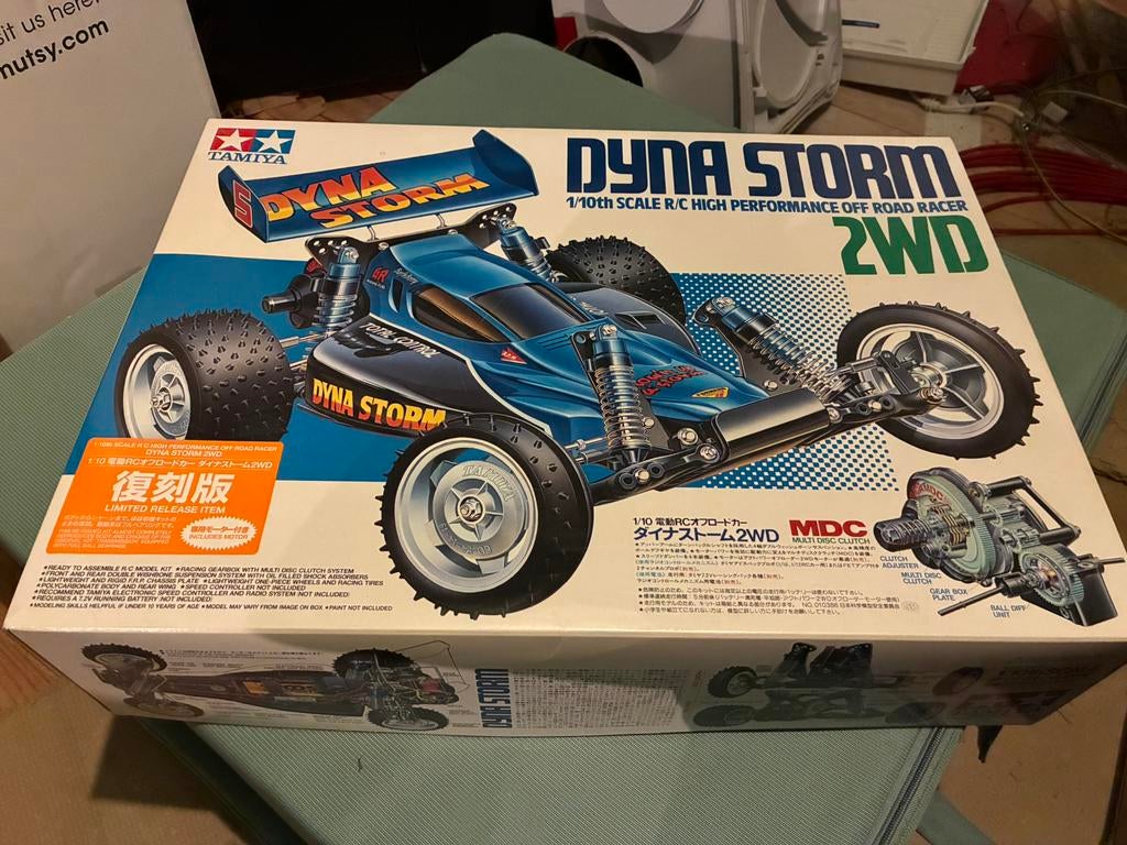 Tamiya Dyna storm, Hobby en Vrije tijd, Modelbouw | Auto's en Voertuigen, Ophalen, Auto, Groter dan 1:32, Nieuw