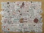 Kerst tekst winter stickers, Verzenden, Nieuw, Meerdere stickers
