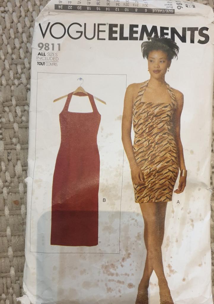 Teken patroon voor jurk, Hobby en Vrije tijd, Kledingpatronen, Ophalen, Vrouw, Overige merken