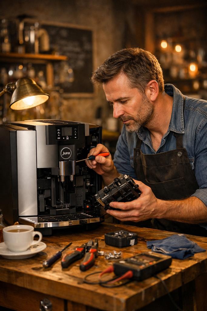 Jura reparatie, Witgoed en Apparatuur, Koffiezetapparaten, 10 kopjes of meer, Ophalen of Verzenden, Koffiemachine