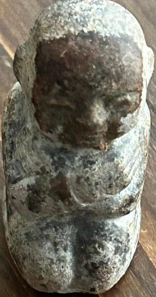 Uniek Afrikaans Ashanti beeldje uit Ghana - 4 cm hoog, Overige onderwerpen, Minder dan 20 cm, Ophalen of Verzenden, Handgemaakt
