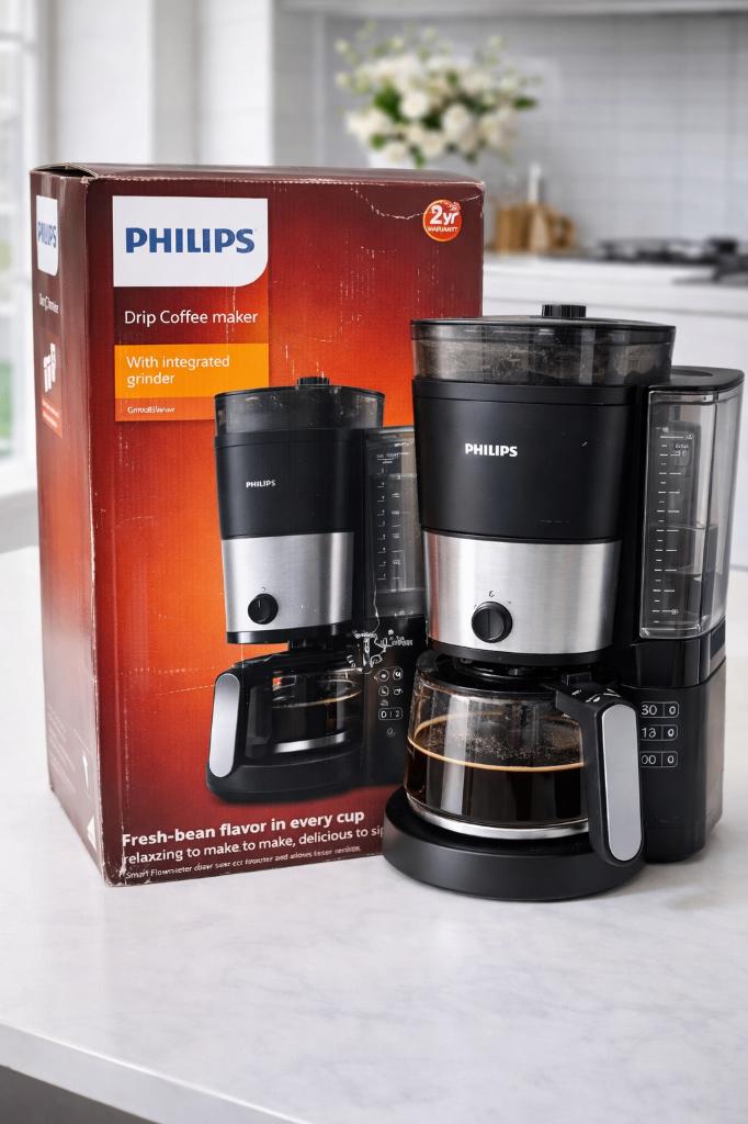 Philips koffiezetapparaat HD7900 - Zo goed als nieuw, Afneembaar waterreservoir, ., 10 kopjes of meer, Koffiemachine