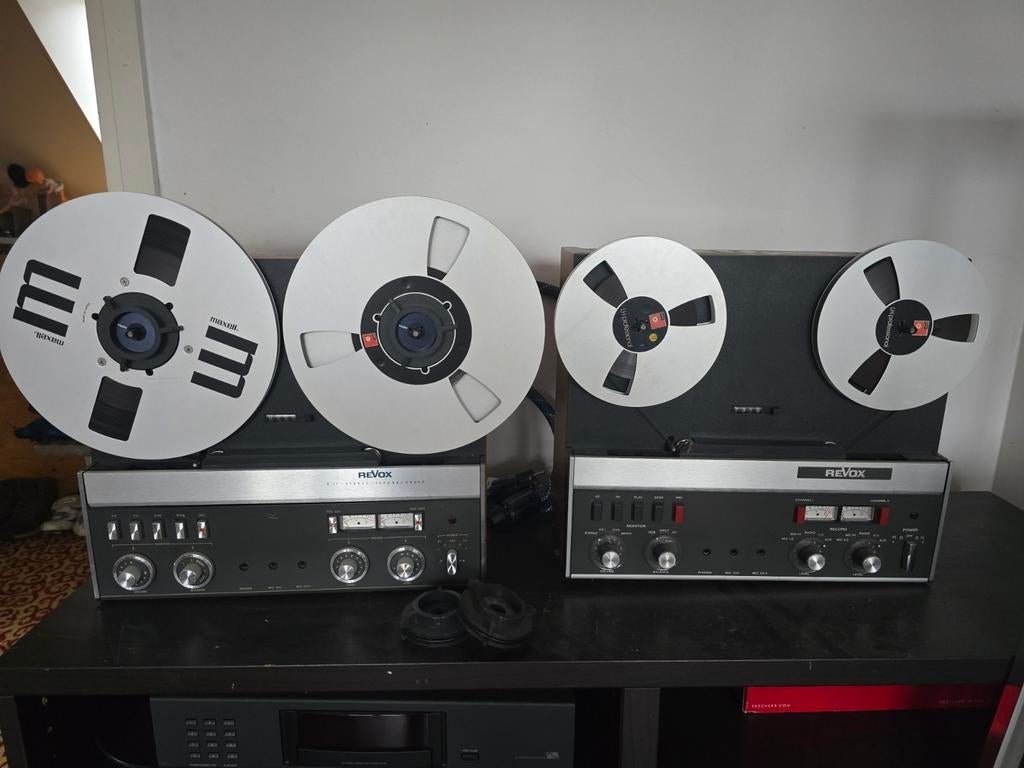 Revox met adapters en afstandsbediening, Ophalen of Verzenden
