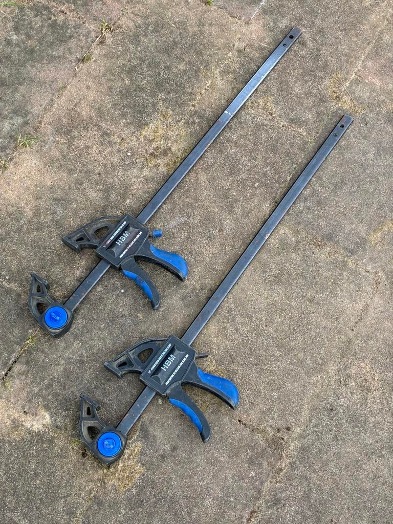 HBM Snelspanklemmen - Spreidklem & Lijmklem (450mm), Ophalen of Verzenden, Gebruikt