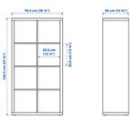 Ikea Kallax roomdivider, Huis en Inrichting, Kasten | Stellingkasten, Ophalen, Gebruikt