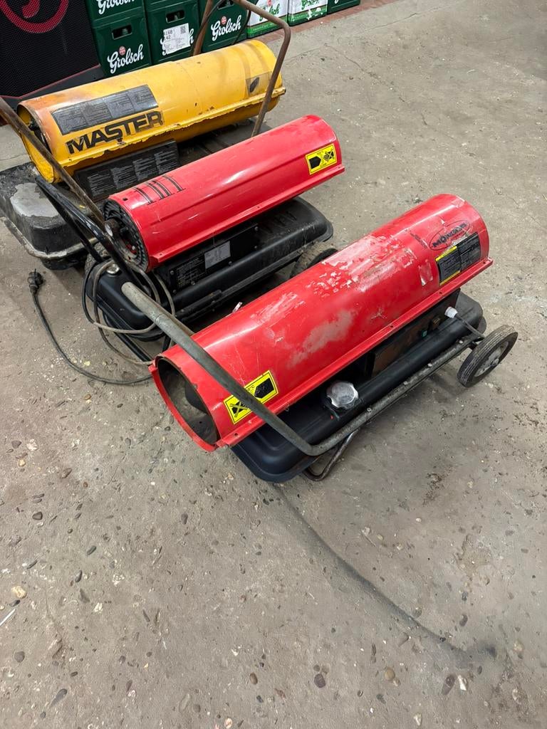 Diesel petroleum heaters master met werk, Doe-het-zelf en Verbouw, Ophalen, Gebruikt, Minder dan 60 cm, Kachel