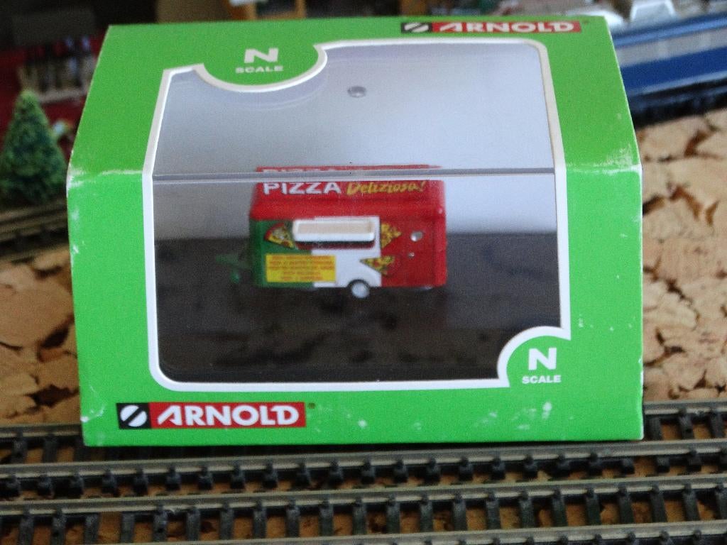 N-Spoor(125): NIEUWE ARNOLD HN7003 Pizza Trailer., Arnold, Gelijkstroom of Wisselstroom, Ophalen of Verzenden, Nieuw
