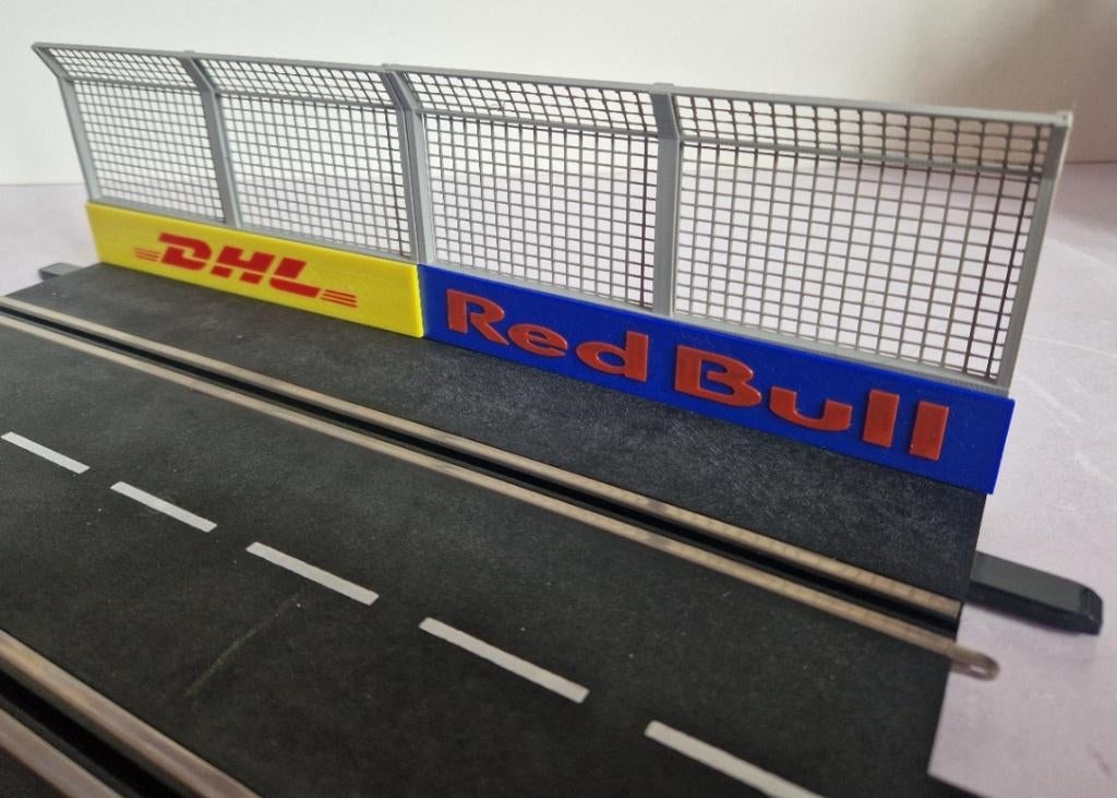 Carrera digital 1:32 track hekwerk, Racebaan, Nieuw, Nederland, 3Dslotcarscenery