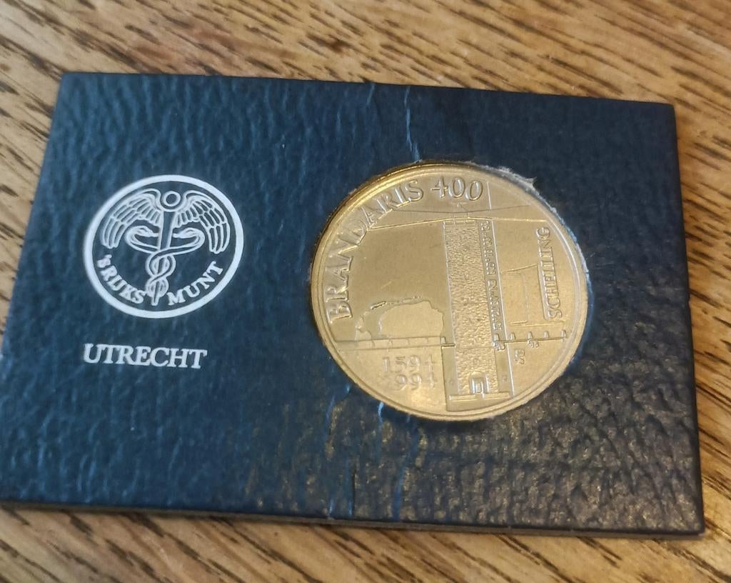 Terschelling Penning 400 j Brandaris 1994 prijs incl. Verz., Postzegels en Munten, Ophalen of Verzenden, Overige materialen
