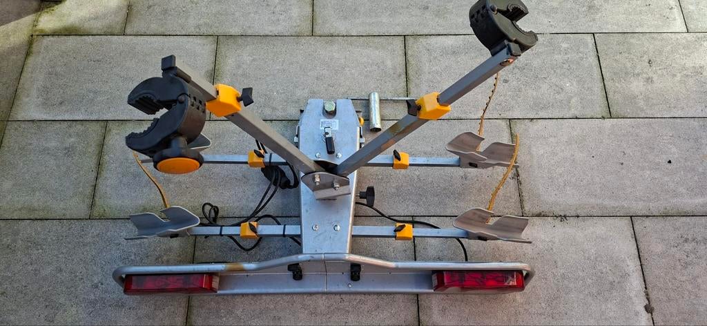 Gebruikte trekhaakdrager voor 2 fietsen, Ophalen, 2 fietsen, Gebruikt, Trekhaakdrager