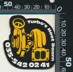 Sticker: Turbos Hoet - Baarn (3), Ophalen of Verzenden, Zo goed als nieuw, Auto of Motor