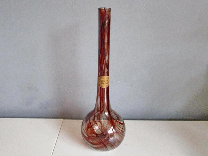 Glas glazen vaas verrerie Saint-Just Frankrijk vase, Antiek en Kunst, Antiek | Glas en Kristal, Ophalen of Verzenden