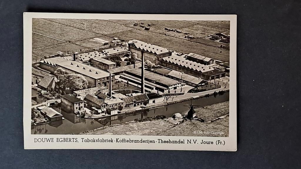 Joure Friesland Douwe Egberts Fabrieken KLM Foto, Ophalen of Verzenden, Ongelopen, Friesland