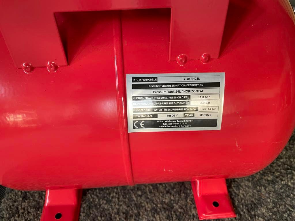 Expansievat/drukvat 24L Horizontaal, 25 tot 100 liter, Ophalen of Verzenden, Nieuw, Minder dan 6 bar