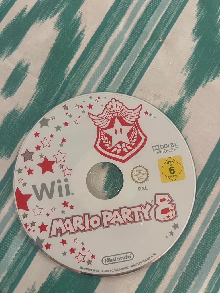 Mario Party 8 - Wii (CD), Spelcomputers en Games, Games | Nintendo Wii, Gebruikt, Overige genres, Eén computer, Ophalen of Verzenden