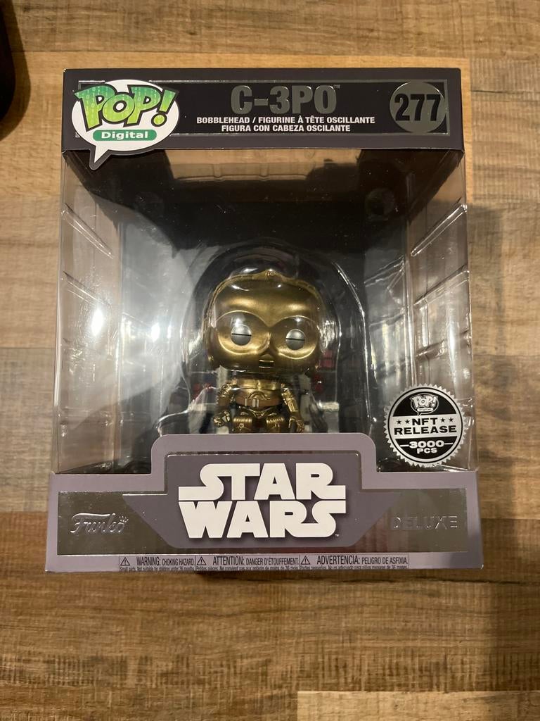 Funko Pop! Star Wars C-3PO NFT Release 277, Ophalen of Verzenden, Nieuw