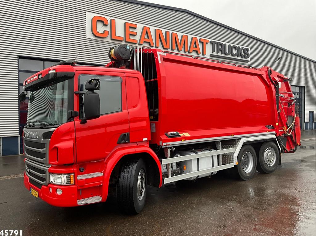 Scania P 450 Euro 6 Retarder GeesinkNorba 22m³ (bj 2015), Auto's, Vrachtwagens, ABS, Achteruitrijcamera, Airconditioning, Cruise Control