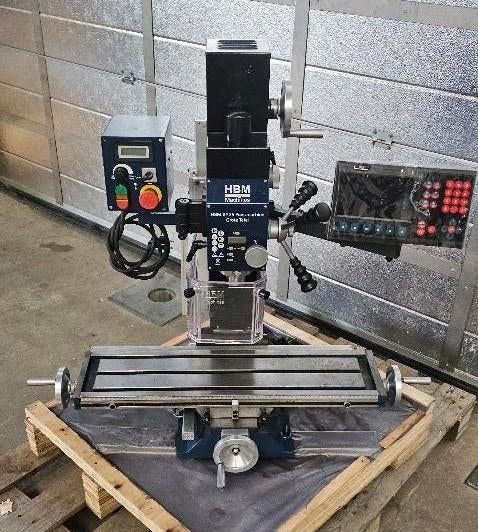 HBM freesmachine BF 25 grote tafel digitale uitlezing - 750W, Ophalen of Verzenden, Zo goed als nieuw, Elektrisch, Overige soorten