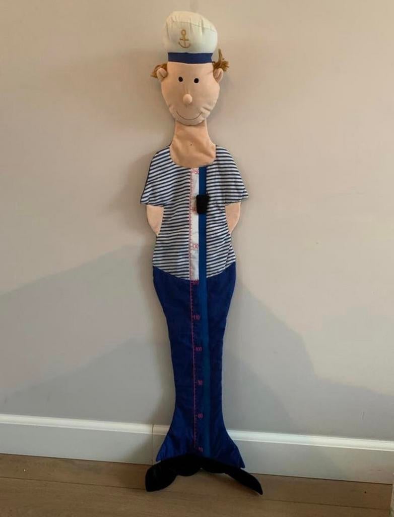 Matroos Meetlint - Kinderkamer Decoratie nautisch zee strand, Ophalen of Verzenden, Zo goed als nieuw, Overige typen