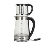 Super Crest Turkse Theepot - Roestvrij staal & Glas, 2 liter of meer, Verzenden, Nieuw, Rvs