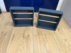 2 kleine blauwe Fruitkistjes, Ophalen, Minder dan 50 cm, Gebruikt, Minder dan 50 cm