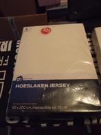 2 nieuwe jersey hoeslakens 90 x 200 cm tot 30 cm dikte, Hoeslaken of Sloop, Nieuw, Ophalen of Verzenden, Overige kleuren