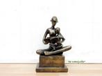 028* Bronzen moeder met kind (Boven €75 geen verzendkosten), Ophalen of Verzenden, Nieuw, Overige materialen, Mensenbeeld