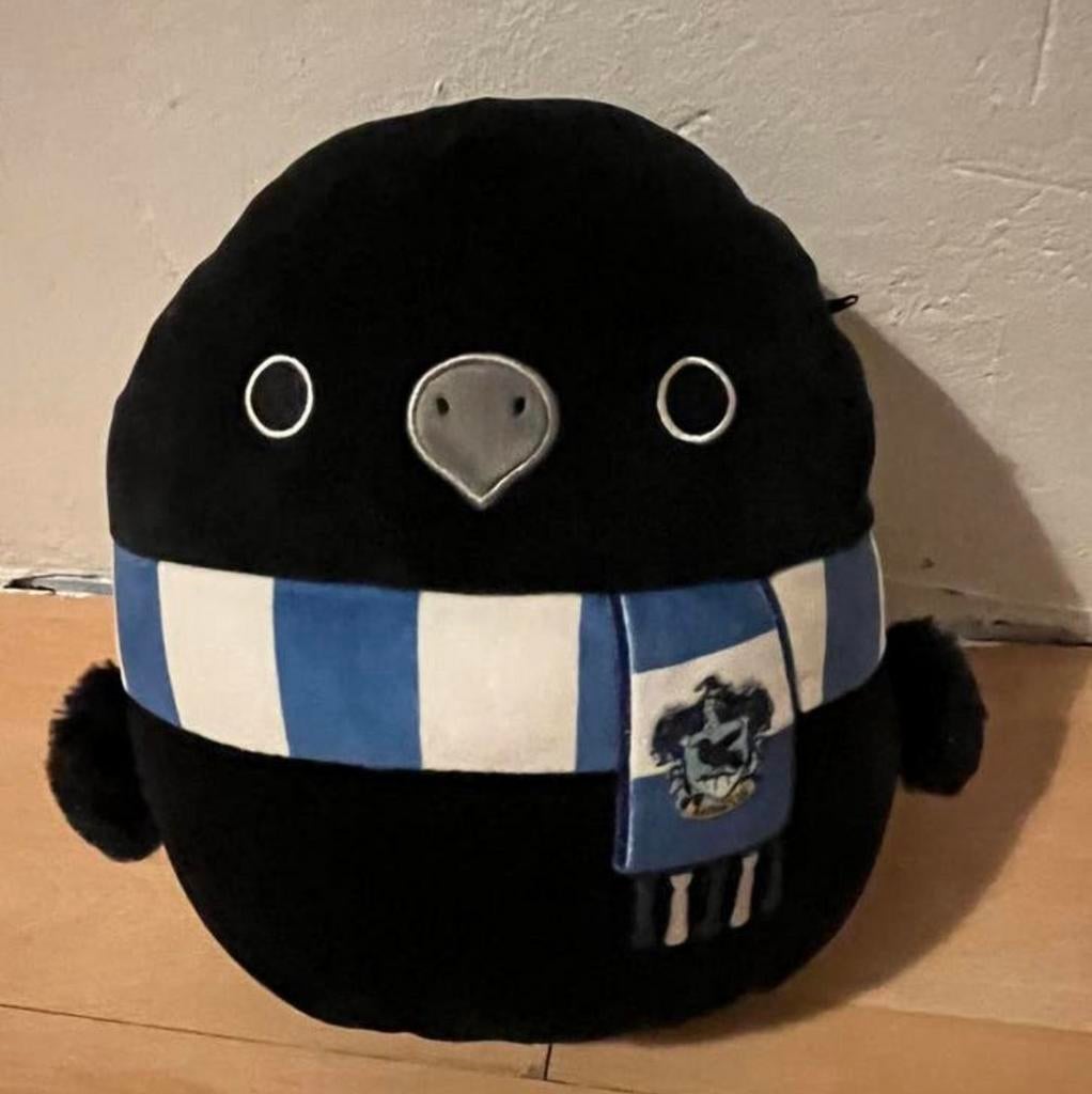 Squismallows Harry Potter knuffel Ravenclaw raaf 25 cm zgan, Ophalen of Verzenden, Zo goed als nieuw, Overige typen