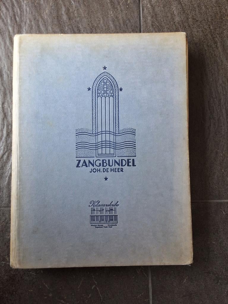 Zangbundel Joh. De Heer. Klavarscribo, Ophalen of Verzenden, Gebruikt, Religie en Gospel