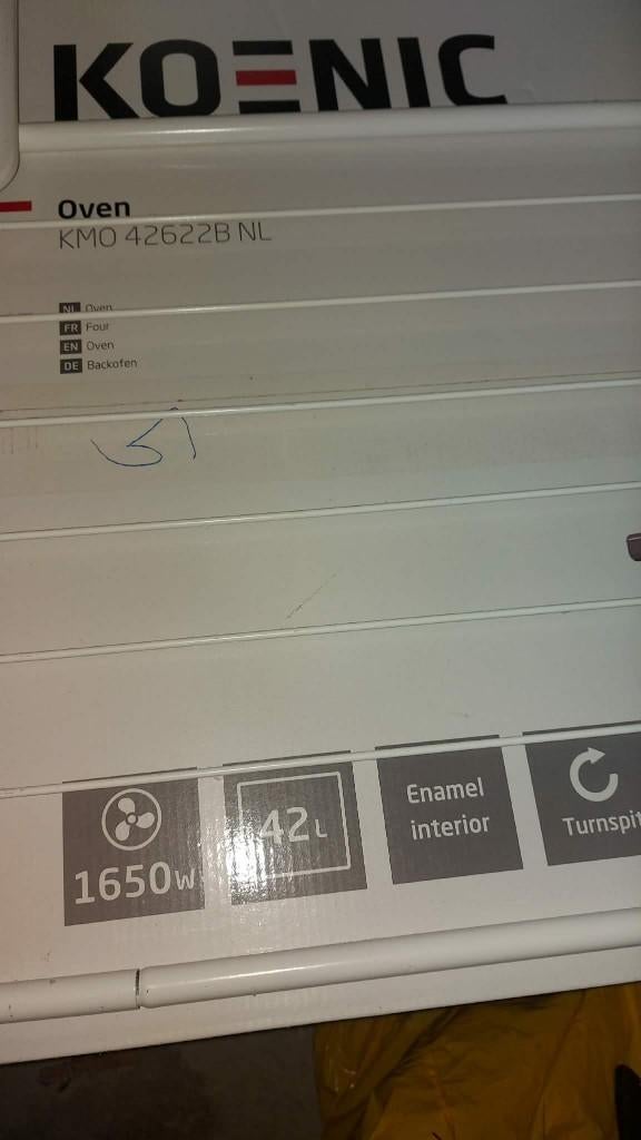 oven, Witgoed en Apparatuur, Ovens, Minder dan 45 cm, 60 cm of meer, Nieuw, Ophalen of Verzenden