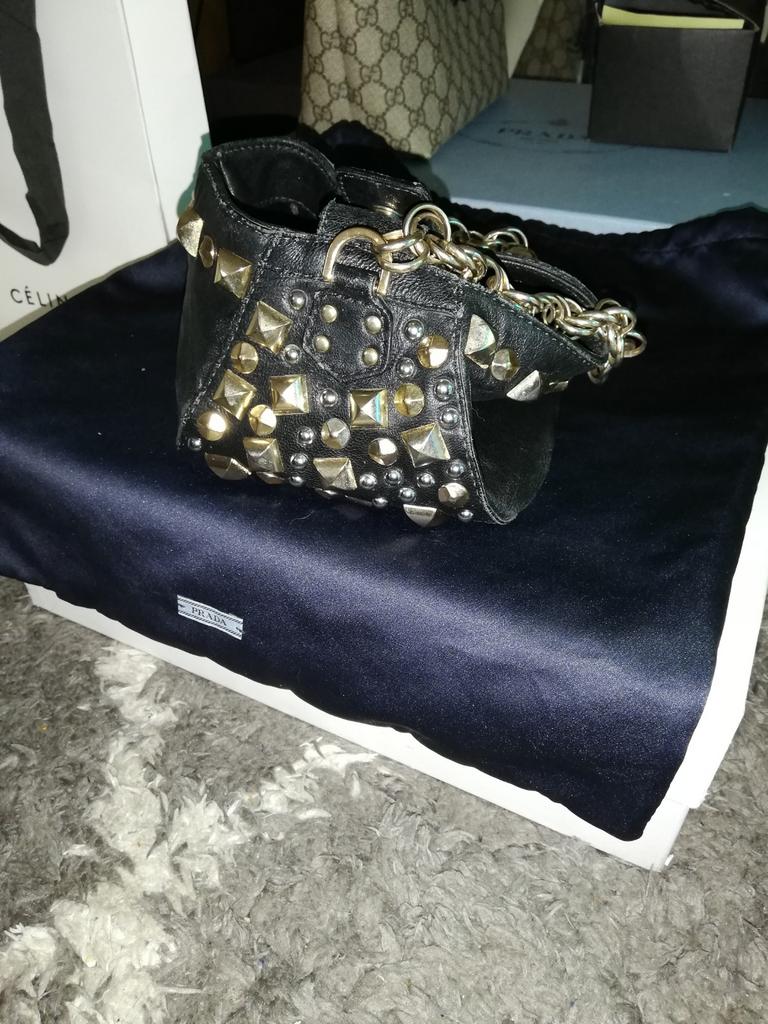 Versace H&M tasje, Ophalen of Verzenden, Zo goed als nieuw, Zwart, Schoudertasje