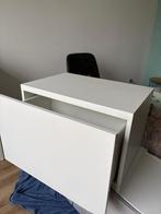 Ikea BESTA kast + lade hoogglans wit (Selsviken), Ophalen, Kunststof, Gebruikt, 50 tot 100 cm