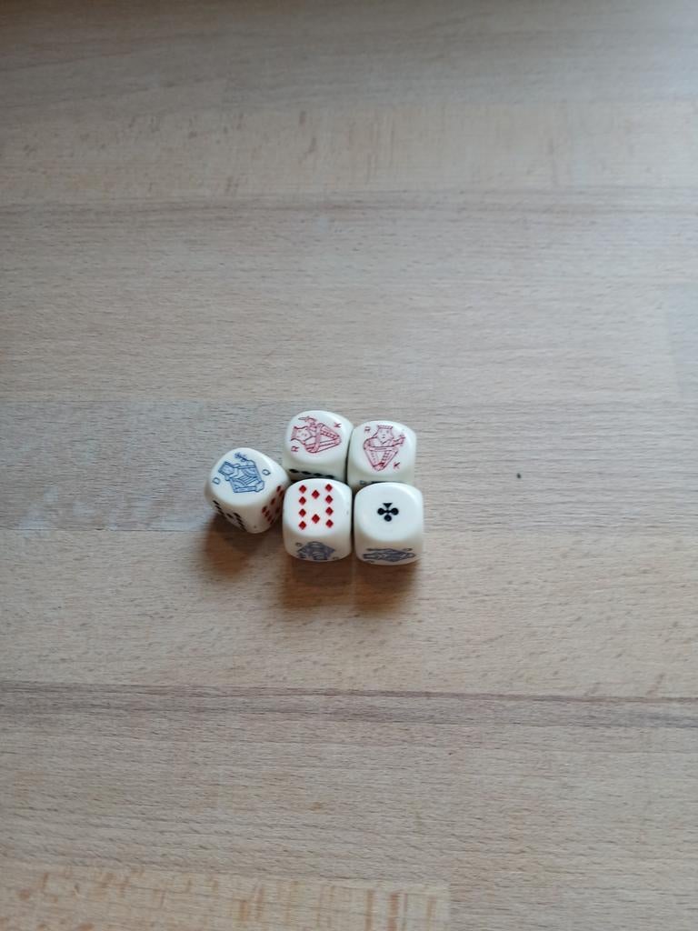 Poker dobbelstenen, Ophalen of Verzenden