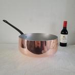 Tournus france Koperen pan sauspan hapjespan  20 cm, Ophalen of Verzenden, Zo goed als nieuw, Koekenpan of Braadpan