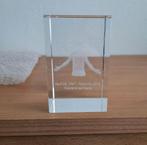 Kristallen 3D kubus Johan Cruijff, Ophalen of Verzenden