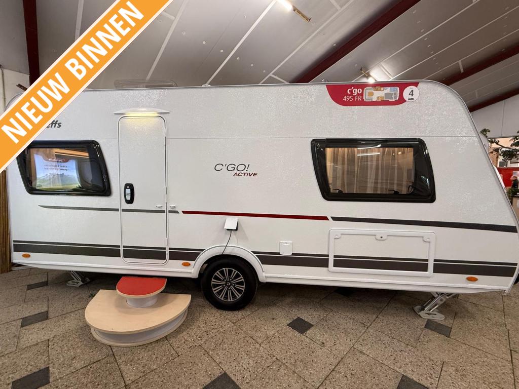 Dethleffs C'go Active 495 FR, Caravans en Kamperen, Caravans, Rondzit, Overige typen, Dethleffs, 5 tot 6 meter