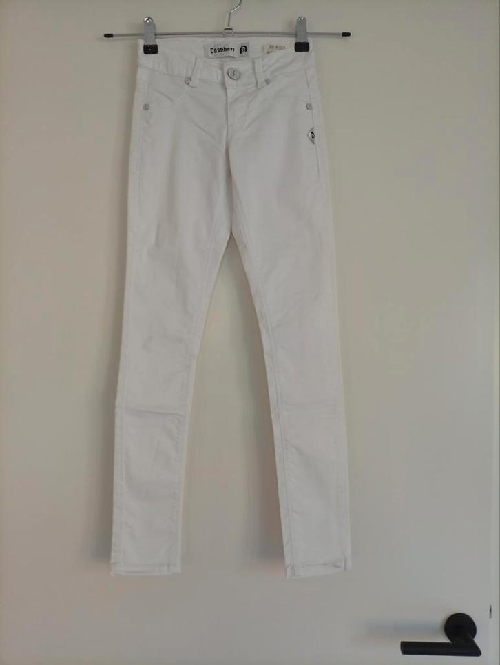 Cost:Bart skinny jeans wit maat W23/S (draagmaat 140), Kinderen en Baby's, Kinderkleding | Maat 140, Gebruikt, Meisje, Broek, Ophalen of Verzenden