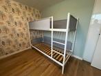 Stapelbed Ikea VitVal, Huis en Inrichting, Slaapkamer | Stapelbedden en Hoogslapers, Ophalen, 90 cm, Tweepersoons, Zo goed als nieuw