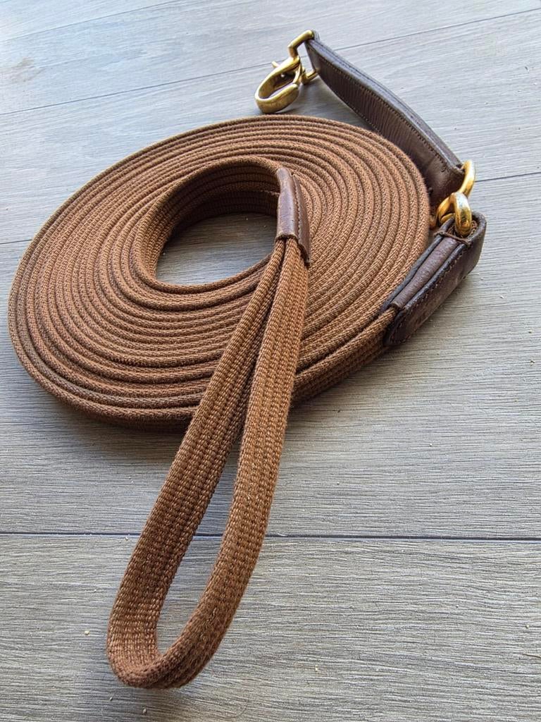 Bruine longeerlijn 8 meter, Dieren en Toebehoren, Ophalen of Verzenden, Zo goed als nieuw, Overige soorten