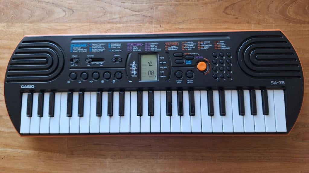 Casio SA-76 Keyboard - Compact en veelzijdig, Muziek en Instrumenten, Keyboards, Gebruikt, Overige aantallen, Casio, Ophalen