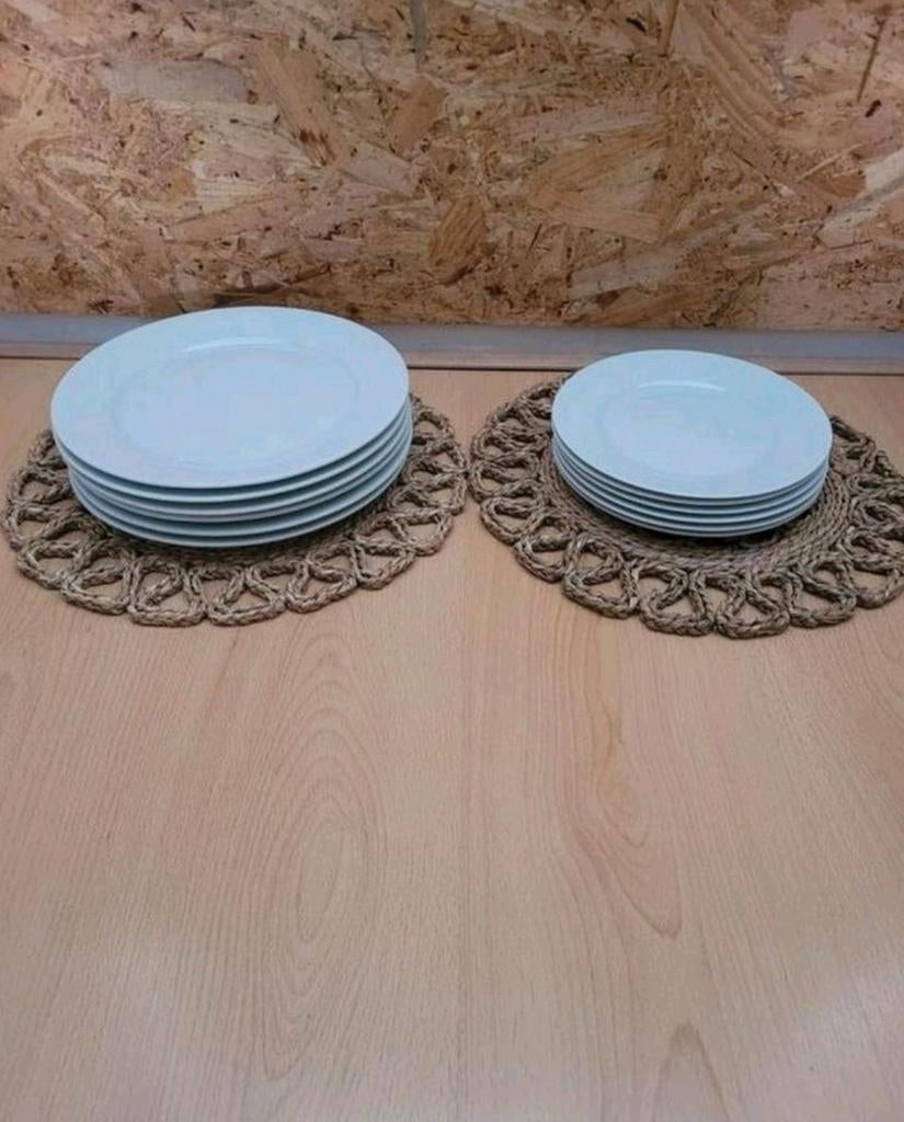 Nieuwe IKEA borden: 6 ontbijtborden en 6 dinerborden, Ophalen, Keramiek, Nieuw, Bord(en)