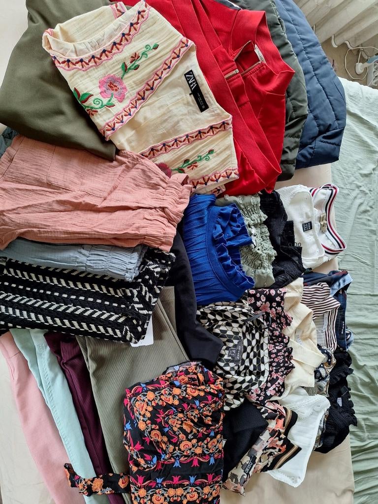 Kledingpakket maat S/M, Ophalen of Verzenden, Zo goed als nieuw, Maat 38/40 (M)