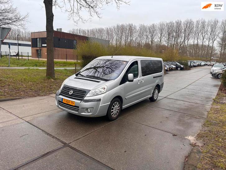 Fiat Scudo 12 2.0 MultiJet LH1 Dubbel Cabine.Lang.Airco, Auto's, Bestelauto's, Bedrijf, Te koop, ABS, Airconditioning, Centrale vergrendeling