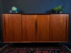 Vintage Midcentury Teakhouten Sideboard Dressior, Huis en Inrichting, Ophalen, Gebruikt, Met deur(en), .